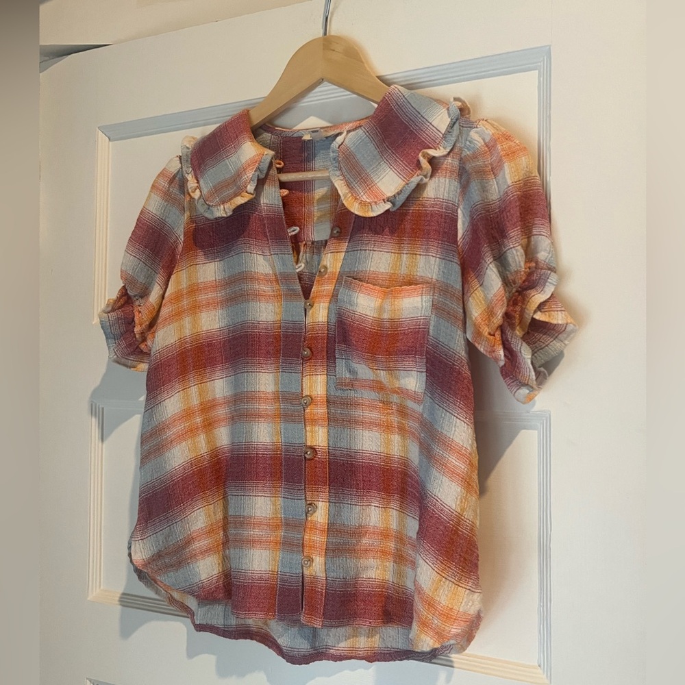 Anthropologie Pilcro Keira blouse XXS - Picture 2 of 4